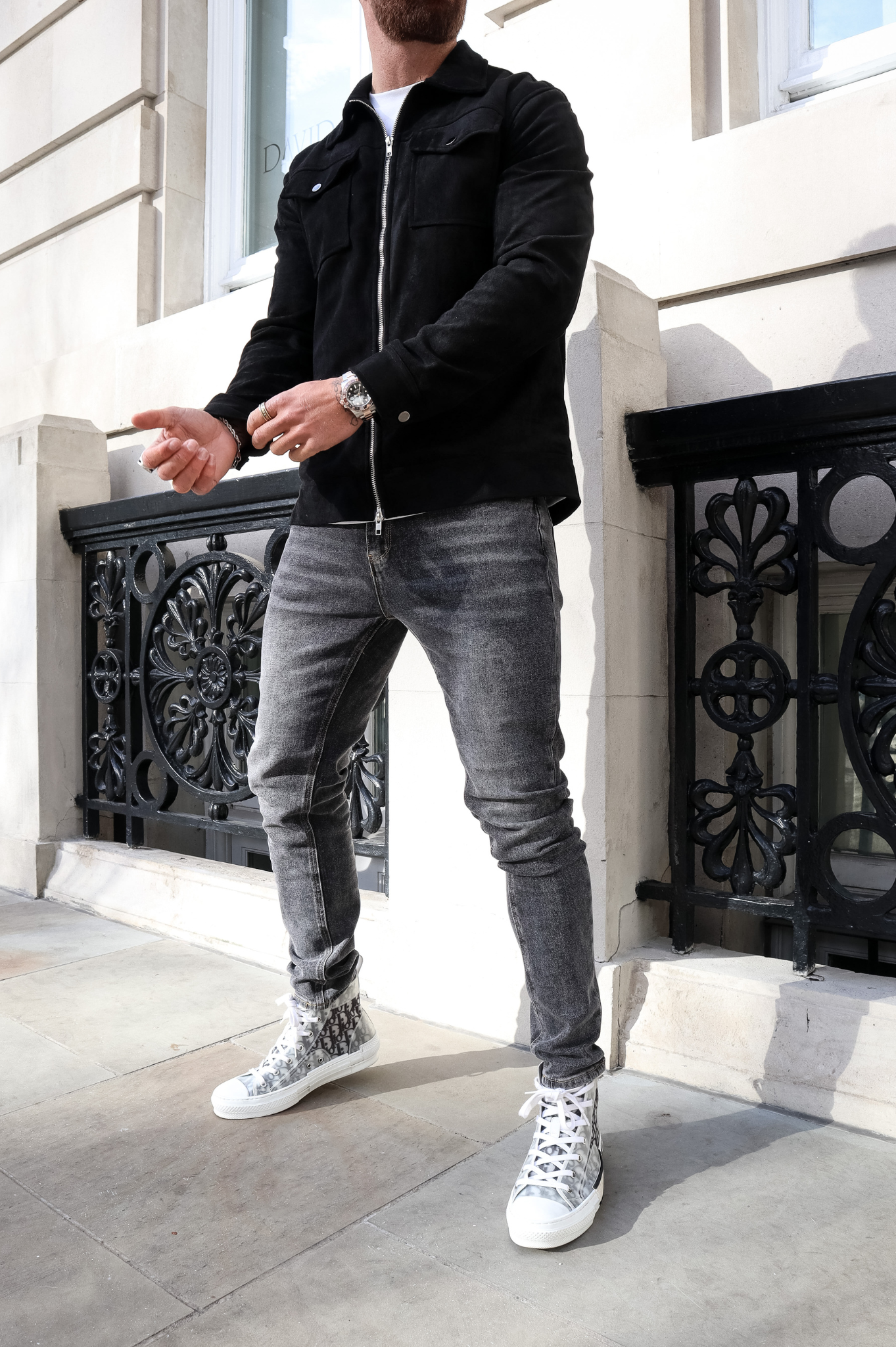 CAPO Suede Black Jacket